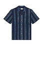 view 4 of 4 CHEMISE in Northern Blue Indigo Stripe
