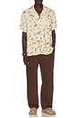 view 4 of 5 Short Sleeve Kona Camp Shirt in Wave Breaks Scenic