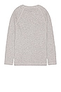 view 2 of 3 Cloud Long Sleeve Henley in Light Grey Heather