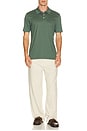 view 4 of 4 Short Sleeve Movement Pique Polo in Spruce Point