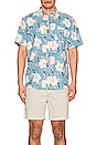 view 3 of 3 Short Sleeve Breeze Shirt in Summer Sky Hawaiian