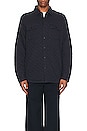 view 3 of 4 Epic Quilted Fleece Cpo Overshirt in Navy Melange