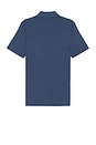 view 2 of 3 Short Sleeve Movement Pique Polo in Navy Depere Stripe