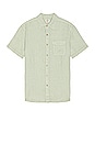 view 1 of 3 Short Sleeve Linen Laguna Shirt in Canyon Olive