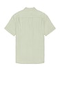 view 2 of 3 Short Sleeve Linen Laguna Shirt in Canyon Olive