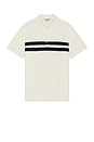 view 1 of 3 Cabana Towel Terry Surf Stripe Polo in Vintage White