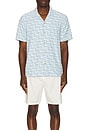 view 3 of 3 Short Sleeve Cabana Towel Terry Shirt in Endless Peaks