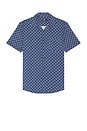 view 1 of 4 Short Sleeve Reserve Pima Shirt in Navy Atlas