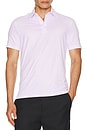 view 3 of 4 Short Sleeve Movement Pique Polo in Lilac Summer Vines
