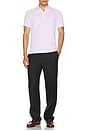view 4 of 4 Short Sleeve Movement Pique Polo in Lilac Summer Vines