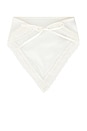 view 3 of 3 Emilia Head Scarf in Fresco Lace White