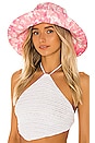 view 1 of 3 Frederikke Sun Hat in Pink Roos Tie Dye