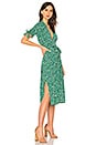 view 2 of 3 Nina Midi Dress in Vintage Bloom Print Green