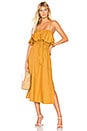 view 1 of 3 Santo Midi Dress in Plain Marigold