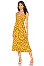 view 1 of 3 VESTIDO NOEMIE in Saffron Thelma Floral