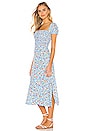 view 2 of 3 ROBE CASTILO in Blue Jasmine Floral