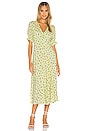 view 1 of 3 Maggie Midi Dress in Lime Luda Floral