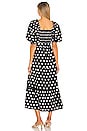 view 3 of 3 Rumi Midi Dress in Black Emelda Dot