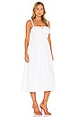 view 2 of 3 Francesca Midi Dress in Plain White