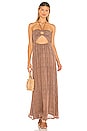 view 1 of 3 La Costa Maxi Dress in Vadella Print Cocoa
