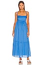 view 1 of 3 Katya Maxi Dress in Plain Mediterranean Blue