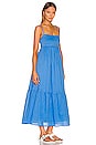view 2 of 3 Katya Maxi Dress in Plain Mediterranean Blue