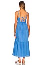 view 3 of 3 Katya Maxi Dress in Plain Mediterranean Blue