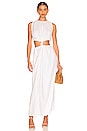 view 1 of 3 VESTIDO MIDI ZETA in White