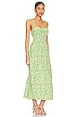 view 2 of 3 Caprera Midi Dress in Lou Floral Print Green