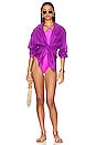 view 1 of 4 VESTIDO CAMISERO MONITA in Violet