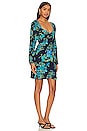 view 2 of 3 Amias Mini Dress in Escala Floral & Navy