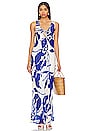 view 1 of 3 Nicola Maxi Dress in Termini Floral Blue