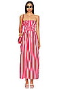 view 1 of 3 Le Bon Midi Dress in Bayou Stripe Red