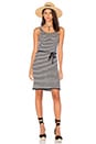 view 1 of 4 Mykonos Knit Dress in Stripe Navy & Off White