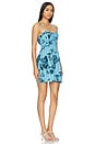 view 2 of 3 x REVOLVE Lea Mini Dress in Blue Floral