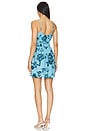 view 3 of 3 x REVOLVE Lea Mini Dress in Blue Floral