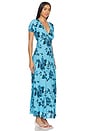 view 2 of 3 x REVOLVE Reis Midi Dress in Blue Floral