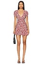 view 1 of 3 Aurelia Mini Dress in Leilani Floral Red