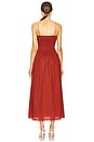 view 3 of 3 AYA STRING 미디 원피스 in Garnet