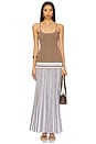 view 1 of 4 Citara Maxi Dress in Pale Blue Stripe