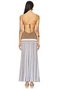 view 3 of 4 Citara Maxi Dress in Pale Blue Stripe