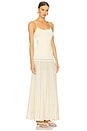 view 3 of 4 Citara Maxi Dress in Butter Stripe