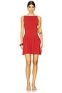 view 1 of 3 Monique Mini Dress in Garnet