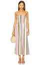 view 1 of 3 Jamie Midi Dress in Meleu Stripe Multi
