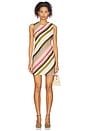 view 1 of 3 Julia Mini Dress in Meleu Stripe Multi