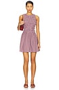 view 1 of 4 Heidi Mini Dress in Gingham Deep Red