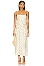 view 1 of 3 Phaedra Midi Dress in Hazy Rose Canary