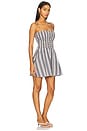 view 2 of 4 Corah Mini Dress in Antique Navy Stripe