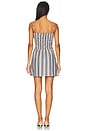 view 3 of 4 Corah Mini Dress in Antique Navy Stripe