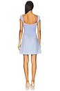 view 3 of 4 Lene Mini Dress in Micro Gingham Soft Blue
